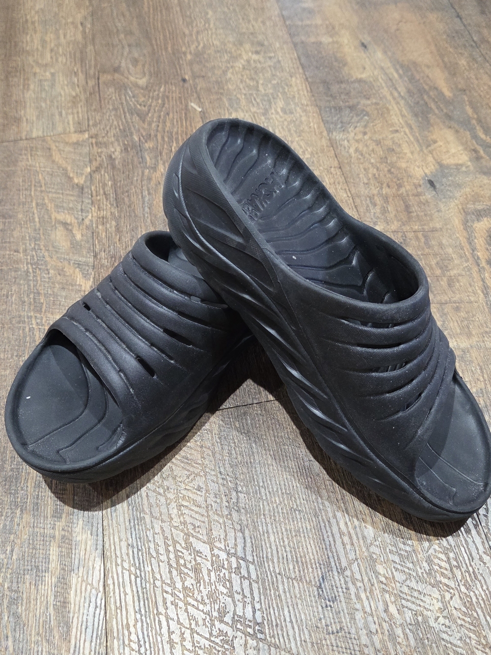 Hoka Black Women's Slide Sandals - Cushioned Slip-On - Picture 10 of 10